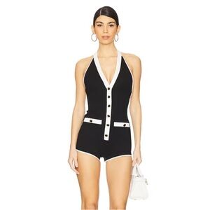 Lovers & Friends Audrey Romper Black Sz L